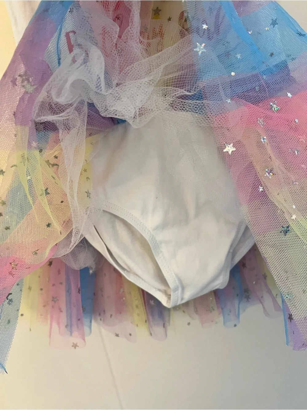4T Unicorn 'Birthday Girl' Tutu Dress with Rainbow Tulle